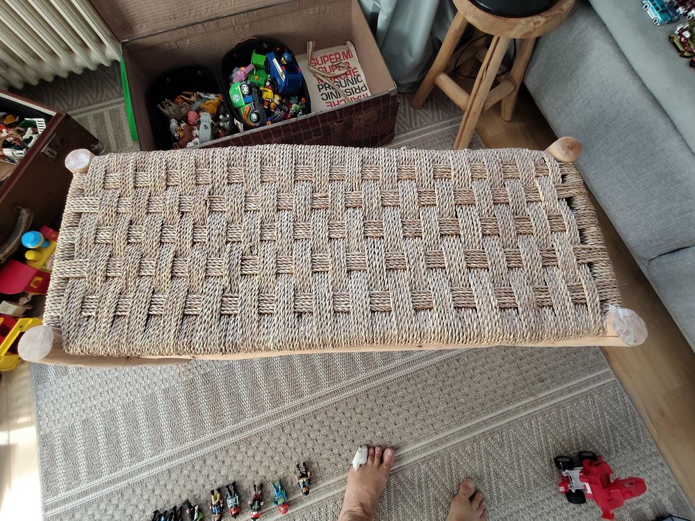 banc rotin marocain de chez Libitii Meubles