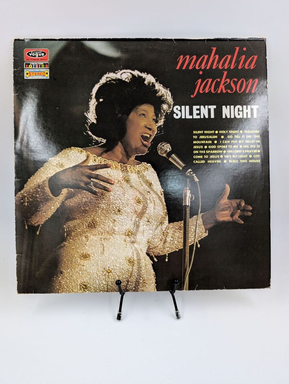 Vinyle 33 tours Mahalia Jackson : Silent Night avec fourreau CD et vinyles