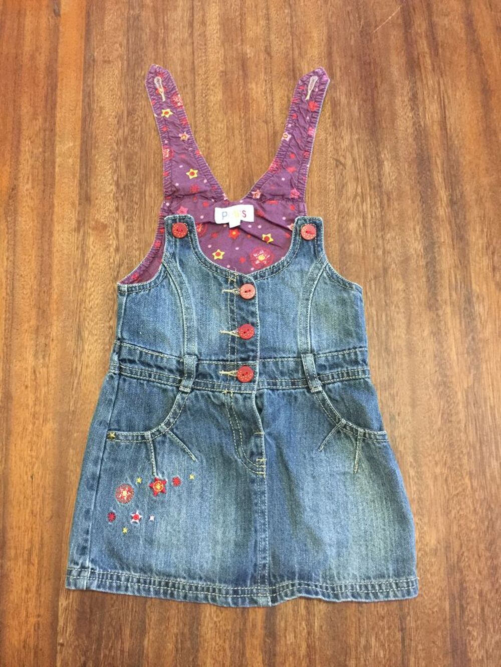 Salopette en jean enfant fille " La compagnie des Vêtements enfants