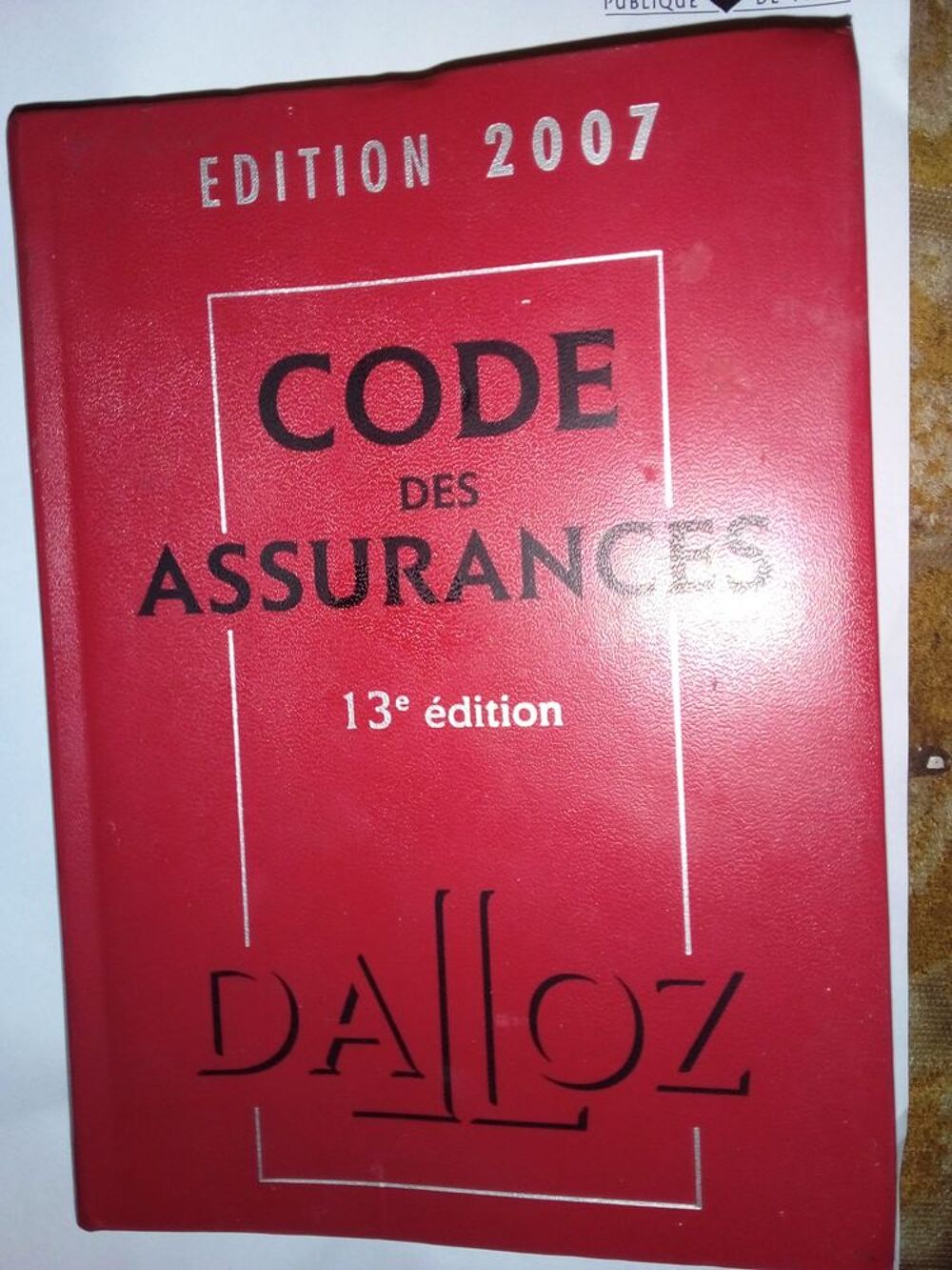 le code des assurances Livres et BD