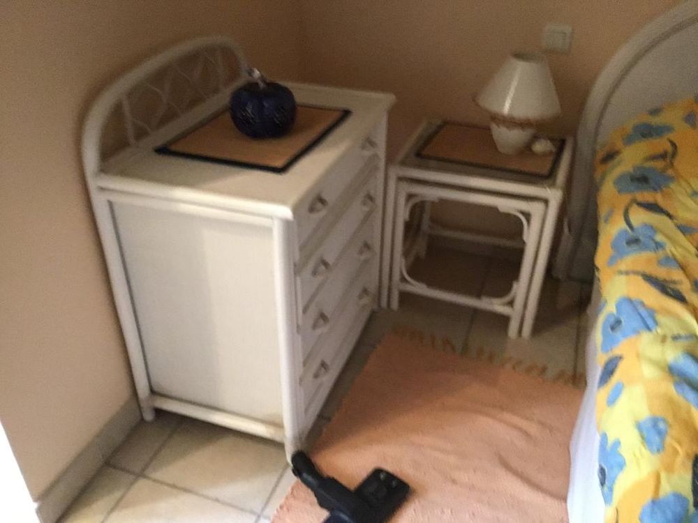 commode rotin Meubles