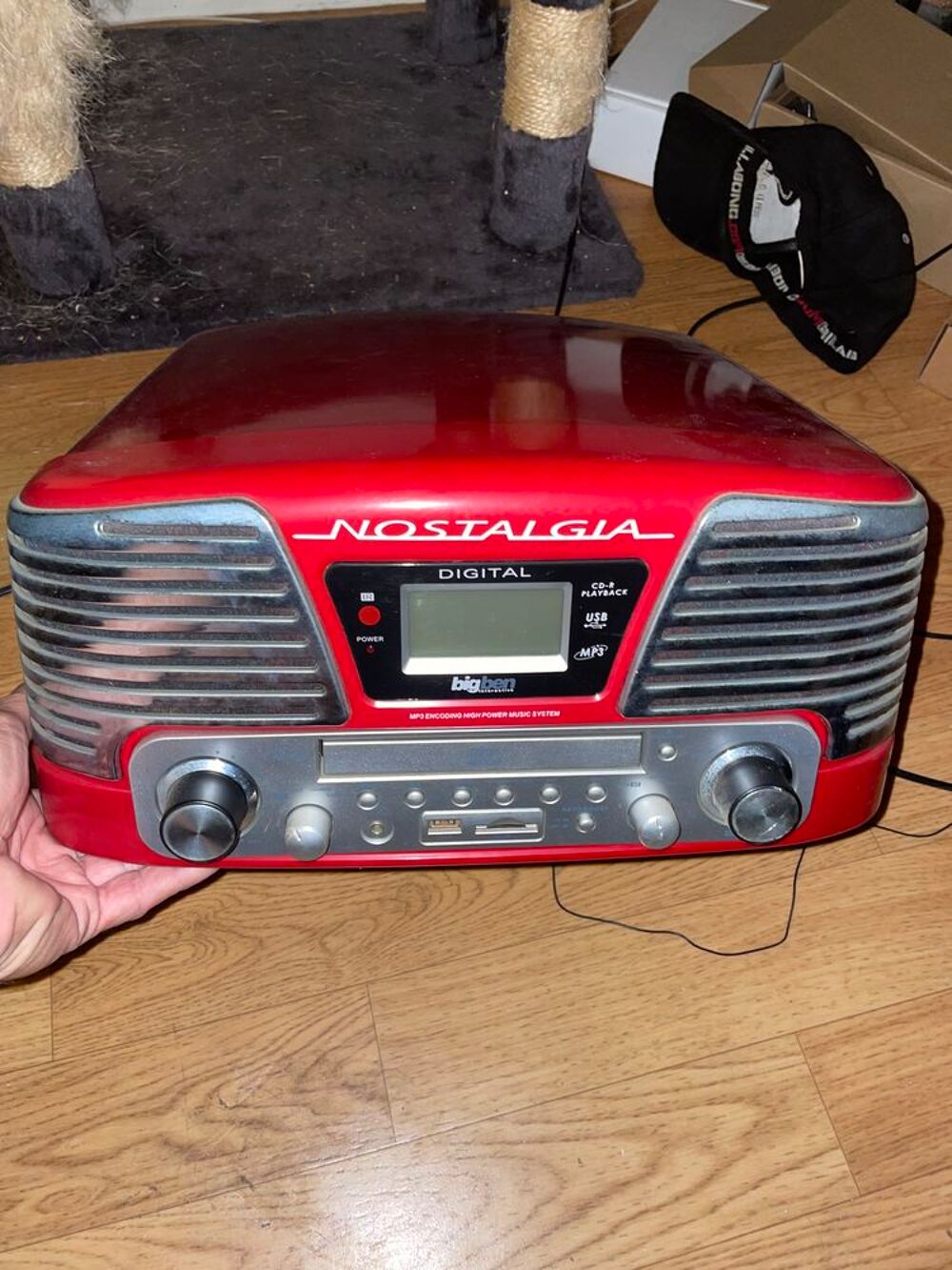 BigBen TD 79 II Tourne disque USB rouge + 1 diamant neuf Audio et hifi