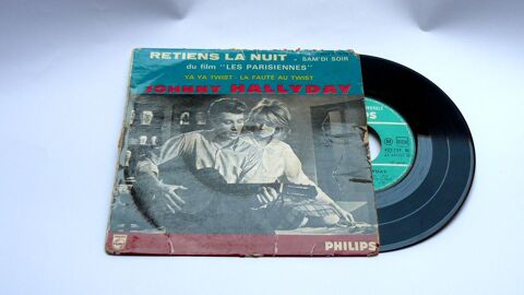 EP Johnny HALLYDAY : Retiens la nuit (B.O. Les Parisiennes) 7 Argenteuil (95)