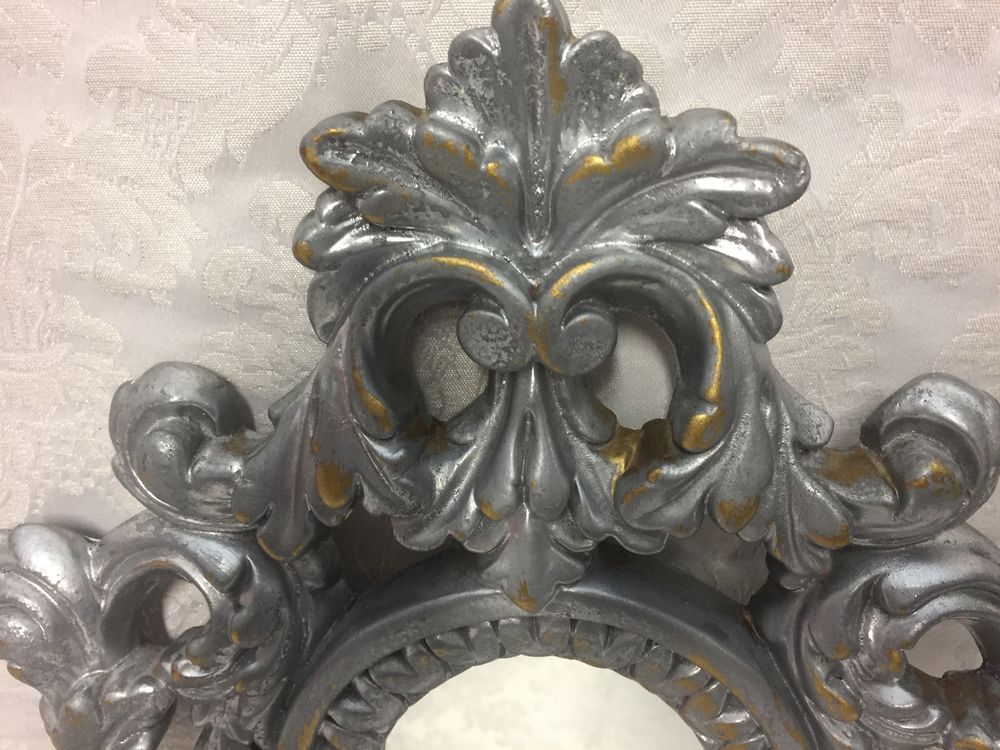 ANCIEN CADRE MIROIR BAROQUE STUC ACANTHES ART D&Eacute;CO tbe Décoration