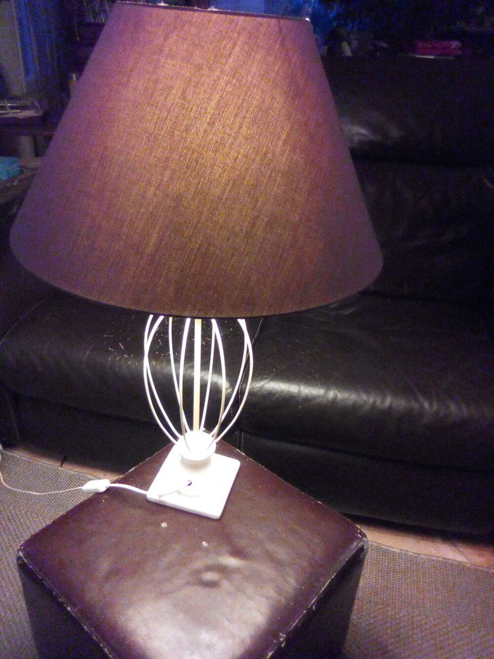 Lampe fer et bois Décoration
