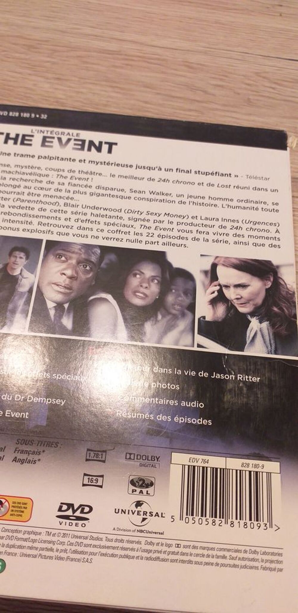 the event DVD et blu-ray