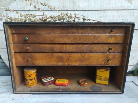 Meuble de Mtier Prsentoir  Tiroirs ou Layette d'Horloger 230 Loches (37)