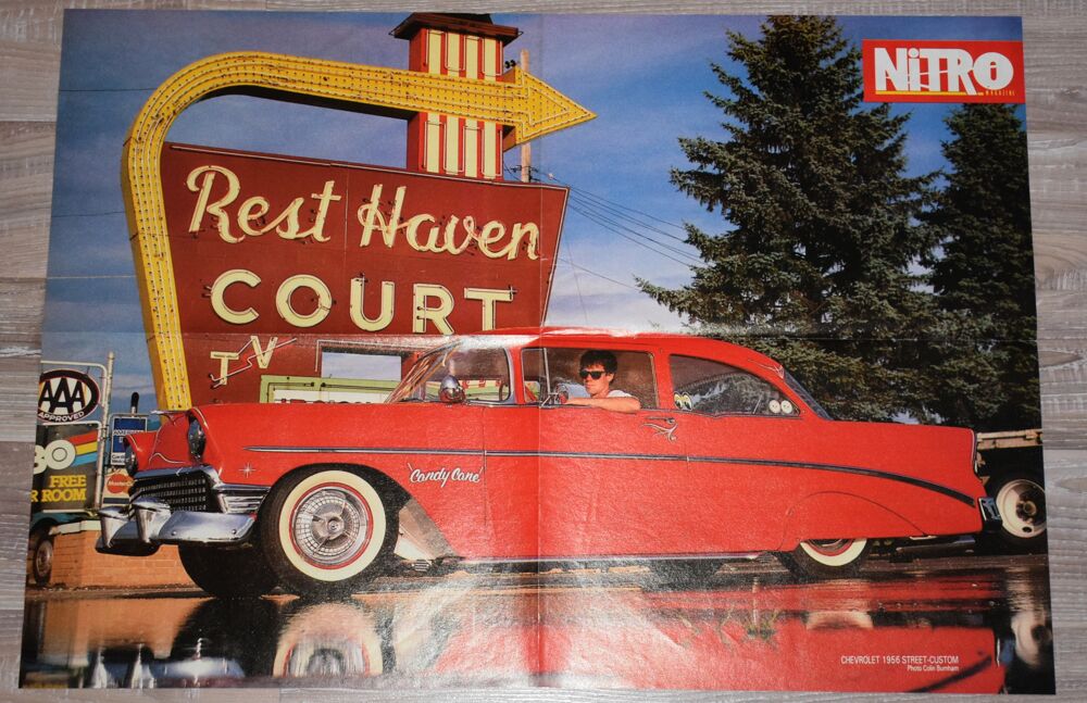 -Poster Nitro Chevrolet 1956 et Chevrolet 1940...Ann&eacute;e 1990 