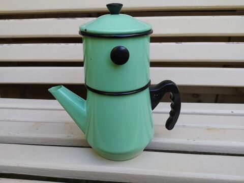 Ancienne Cafetière Émaillée Japy Vert Pastel Vintage
35 Loches (37)