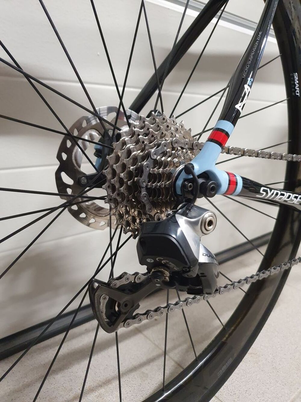 Synapse HM disc carbone T54 - Dura Ace - Di2 Vélos