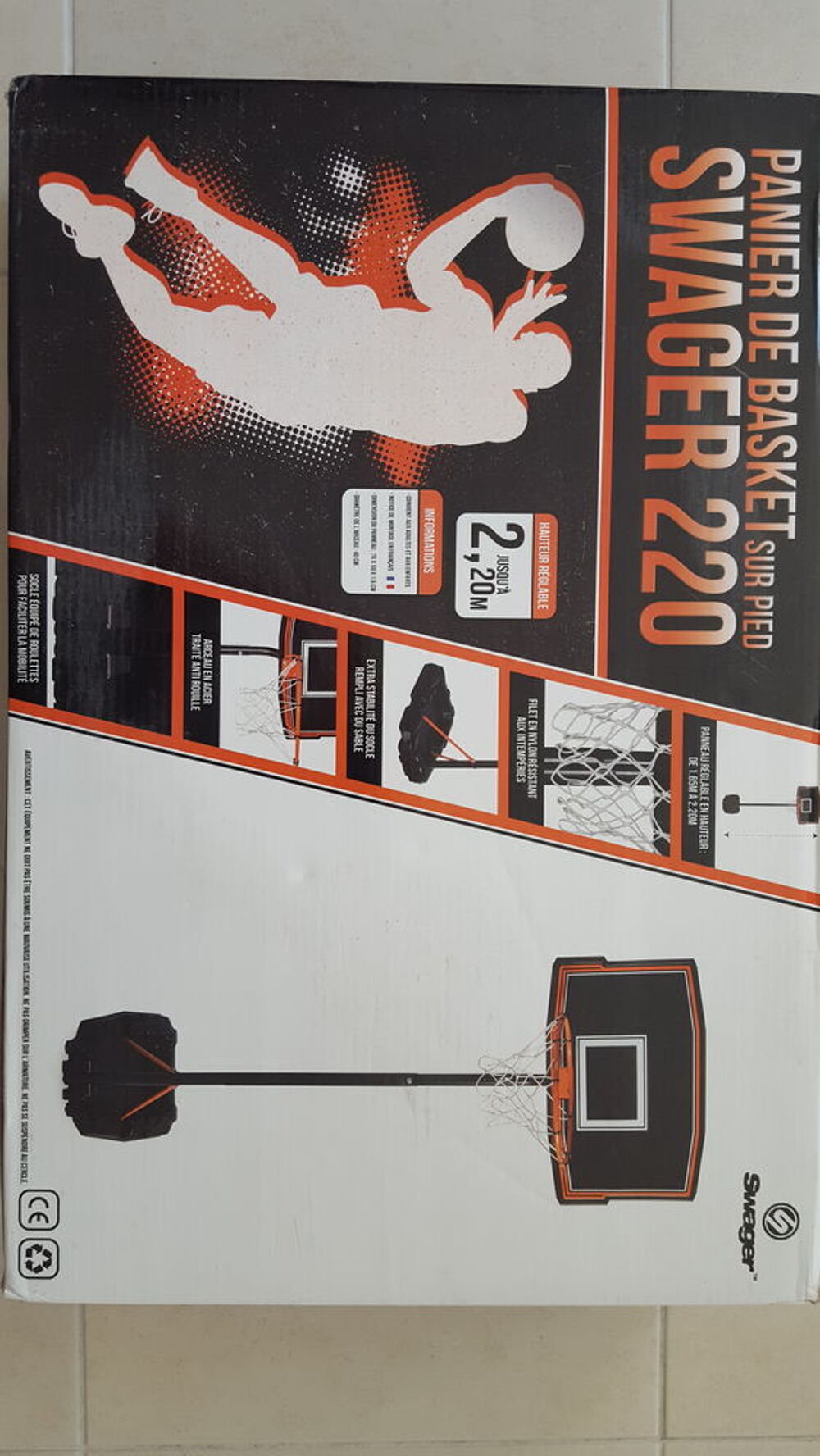 Palier de basket neuf Sports