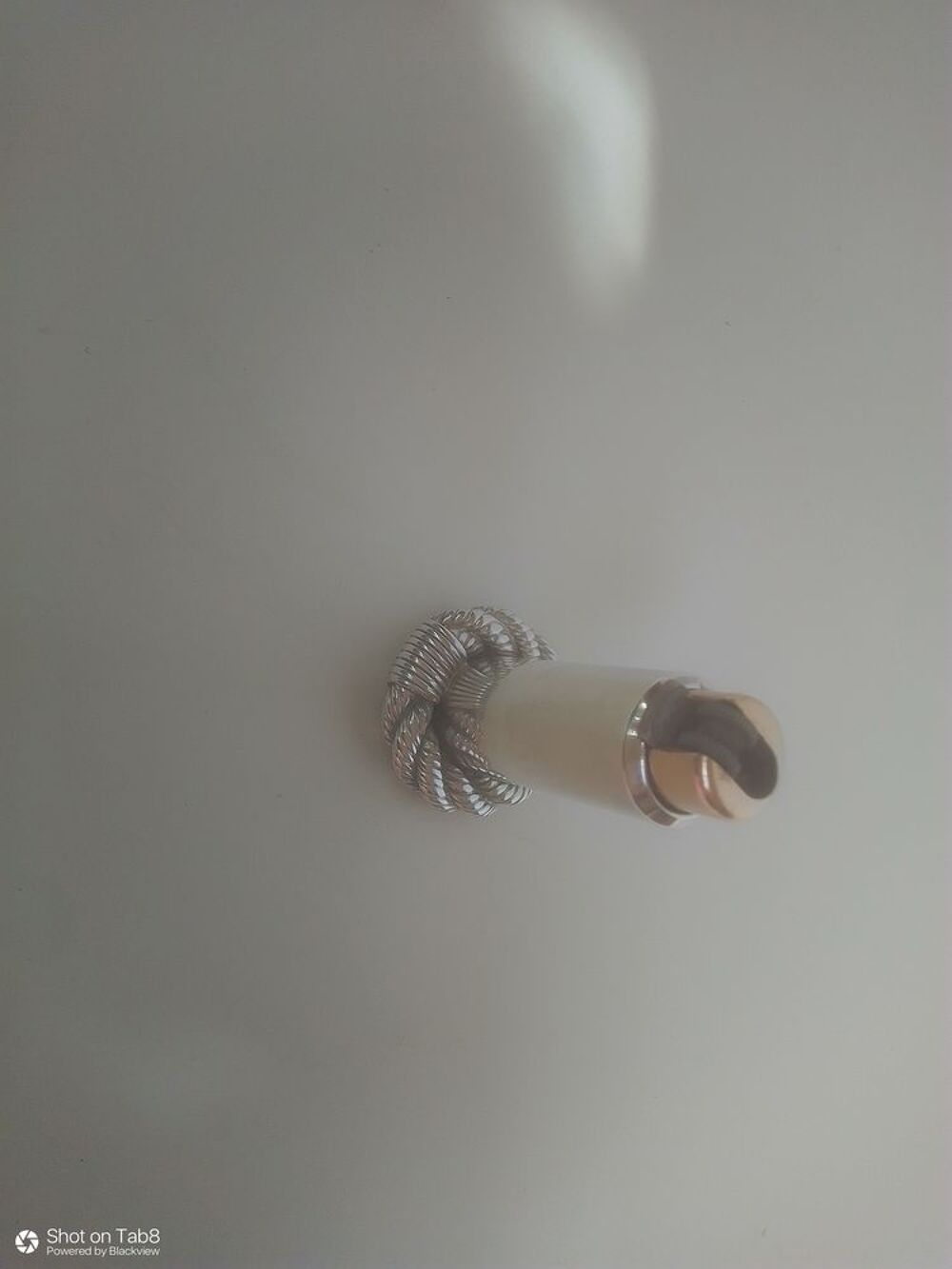 Porte briquet m&eacute;tal argent&eacute; Hermes 