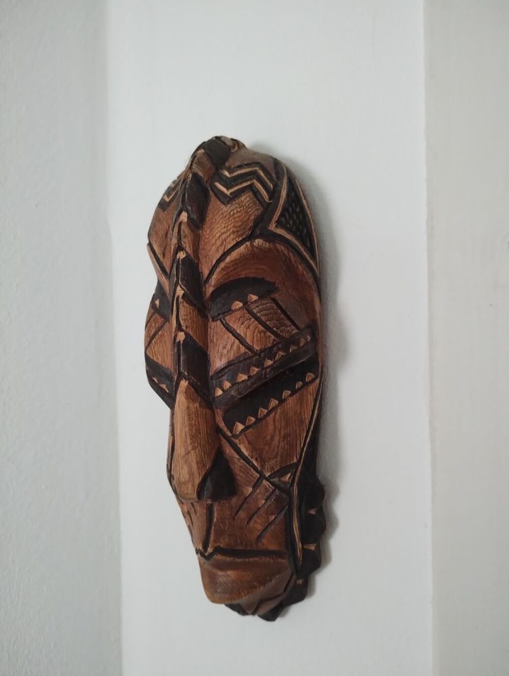 Cadre ethnique en bois exotique / NEUF Décoration