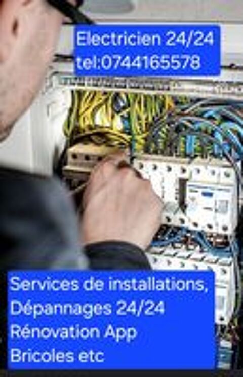   Electricien 24/24
Services d'installation et dépannages 