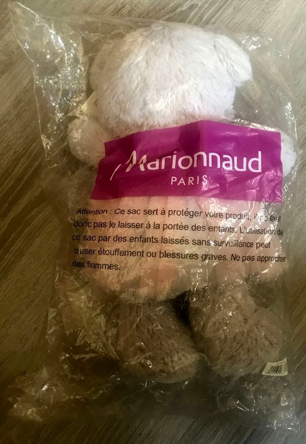 Ours en peluche collector collaboration Repetto Paris Mario 