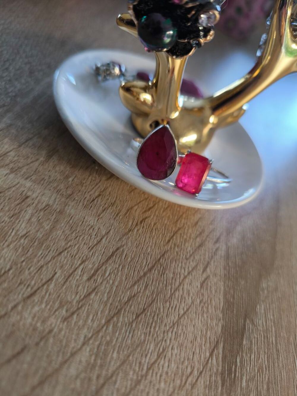 Au choix bagues argent massif rubis indien 
AI Bijoux et montres