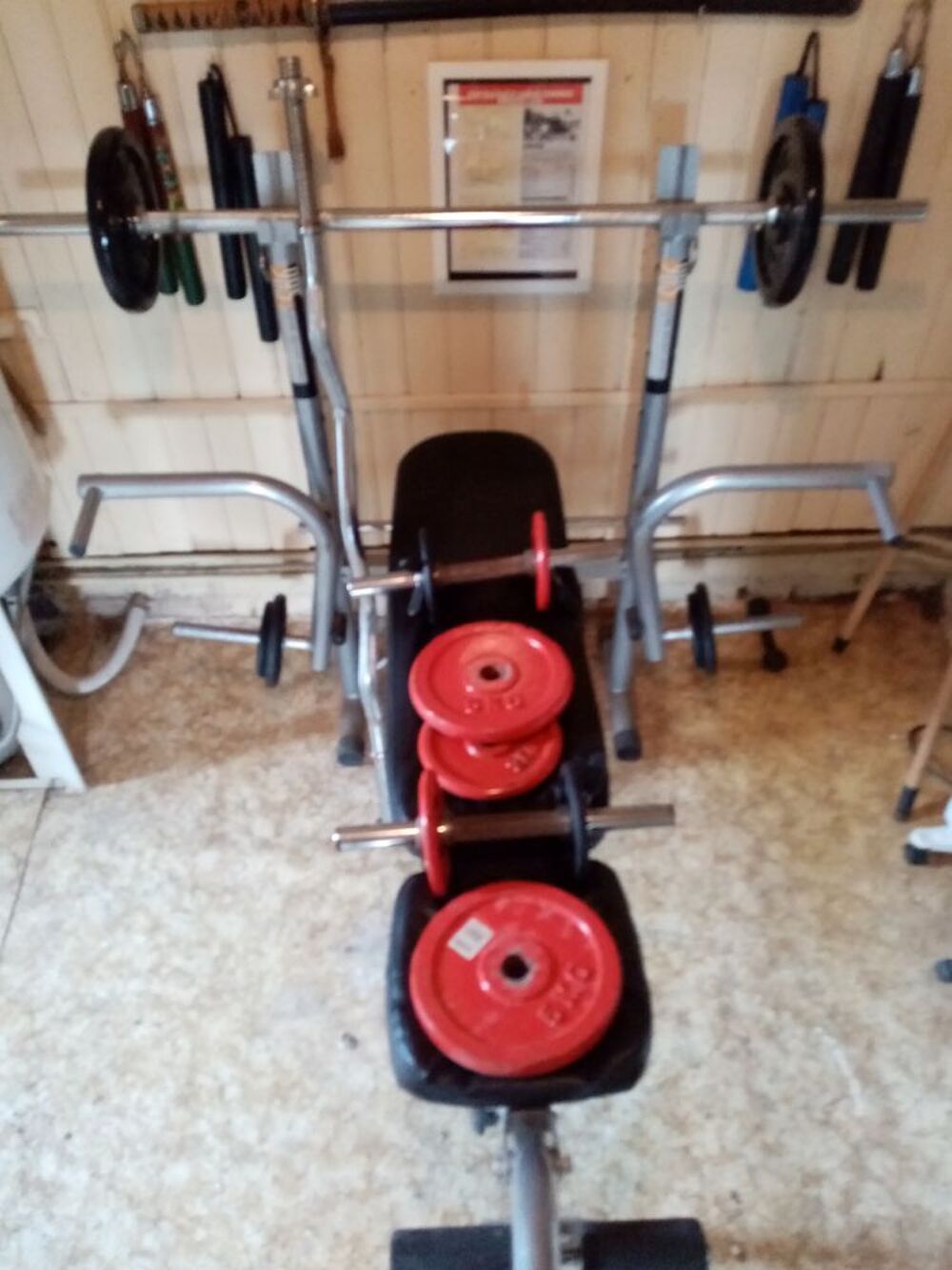 Banc d&eacute;velopp&eacute; couch&eacute; plus butterfly couch&eacute; Sports