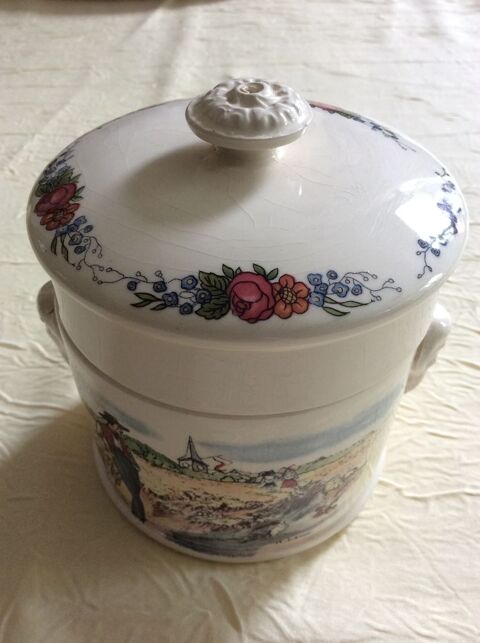 Pot foie gras terrine d�cor Alsace Sarreguemines Obernai 15 Gif-sur-Yvette (91)