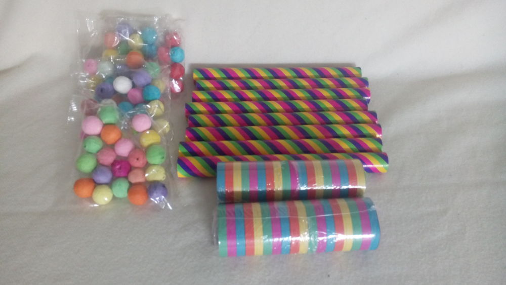 Cotillons (sarbacane, boules et serpentins) Jeux / jouets