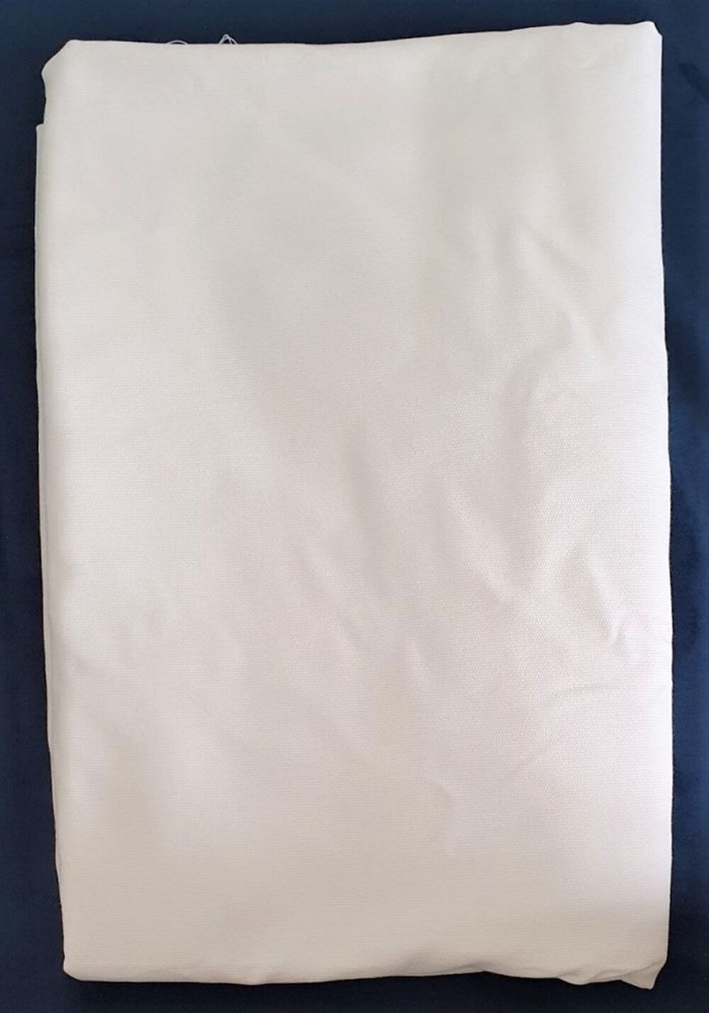 Tissu ameublement coton blanc grande largeur antitache Dcoration