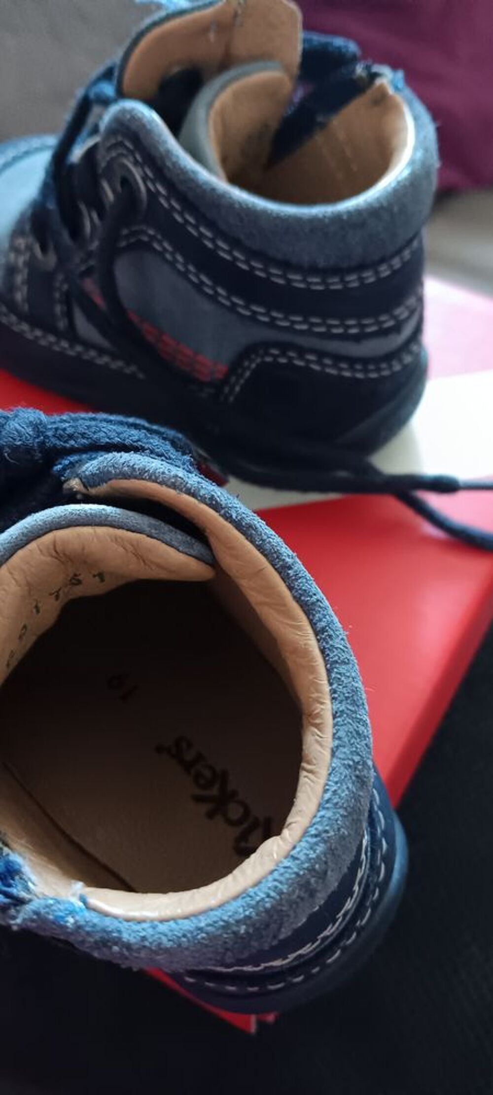 Kickers Cuir B&eacute;b&eacute; P 19 Chaussures