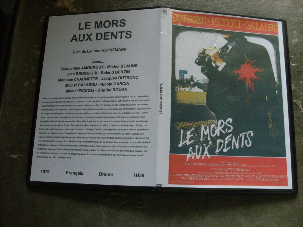 Rare film : " Le mors aux dents " DVD et blu-ray