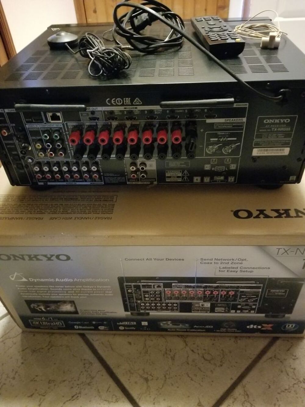 Ampli home cin&eacute;ma 7.2 Onkyo TX-NR555 noir Audio et hifi