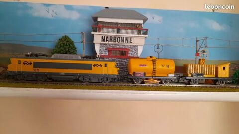 Rame HO convoi d'entretien des voies et cat�naires  130 Fleury (11)