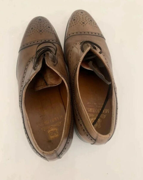 Derbies cuir marron Mario Bruni brogues Made in Italy - T41 Neuf 80,00 � 80 N�mes (30)