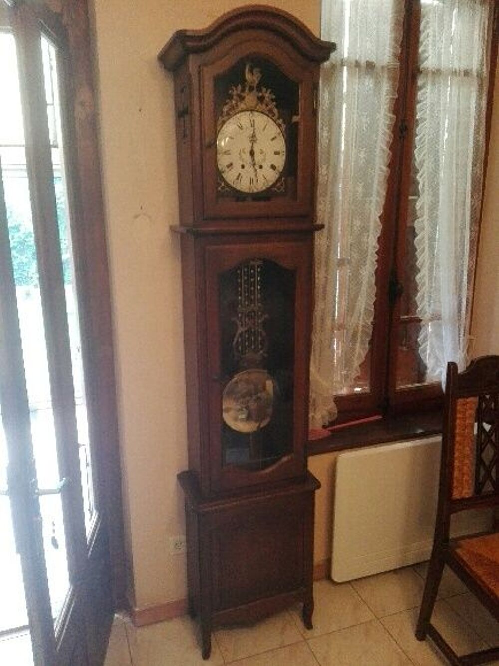 horloge comtoise droite Décoration