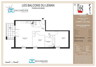  Appartement � vendre 3 pi�ces 65 m�