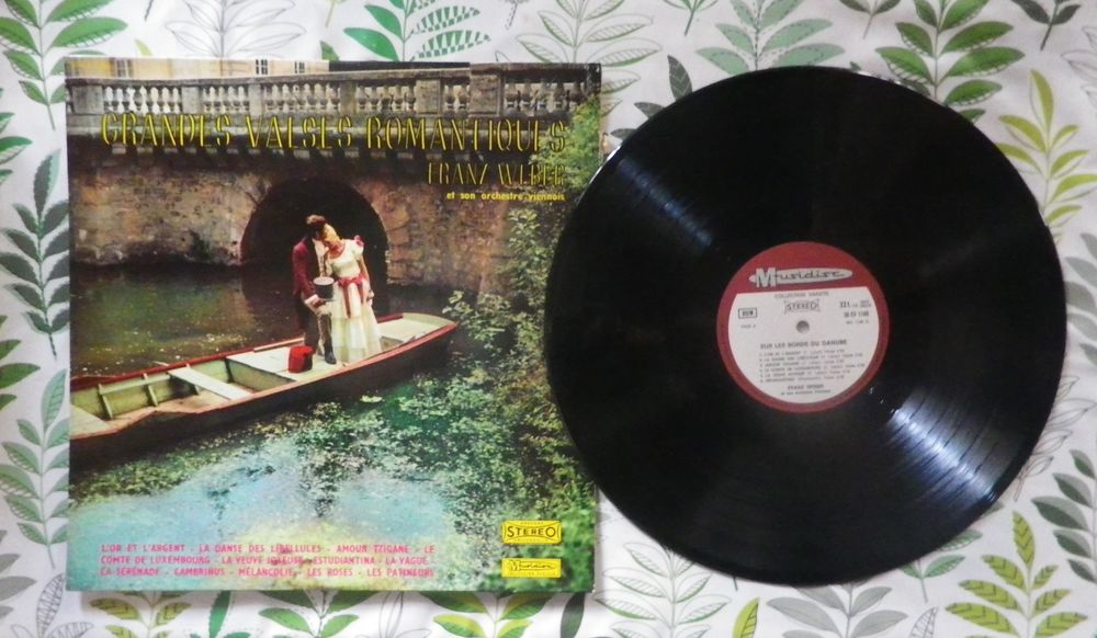 GRANDES VALSES ROMANTIQUES Franz Weber Vynil 33T Audio et hifi