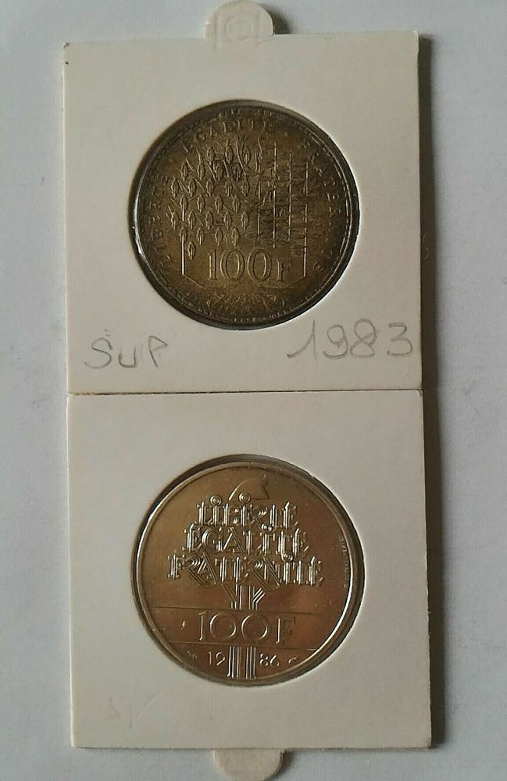 Pi&egrave;ces de 100 Francs 