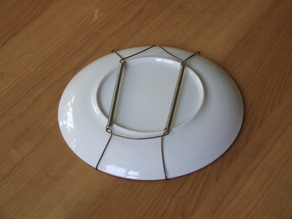 Assiette d&eacute;corative ancienne, &Icirc;le de Mad&egrave;re, TBE Décoration