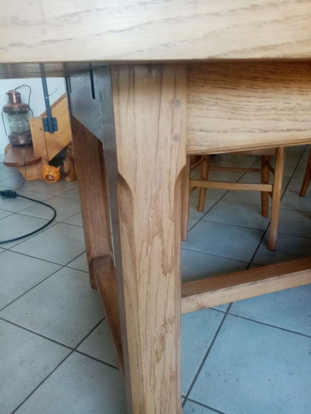 Table de ferme ch&ecirc;ne massif Meubles