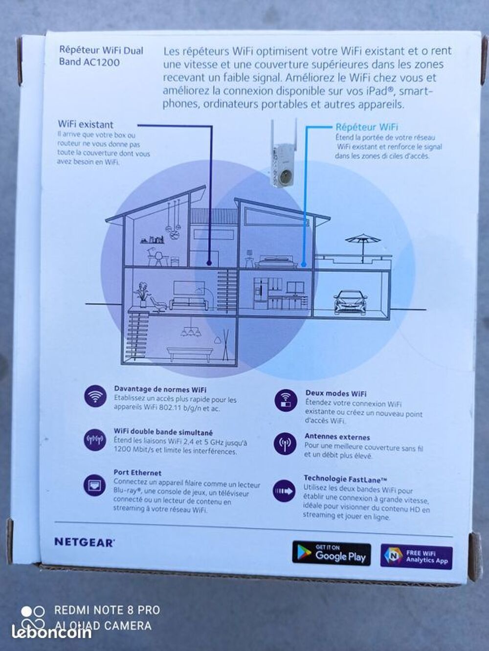 R&eacute;p&eacute;teur WIFI NETGEAR Matériel informatique