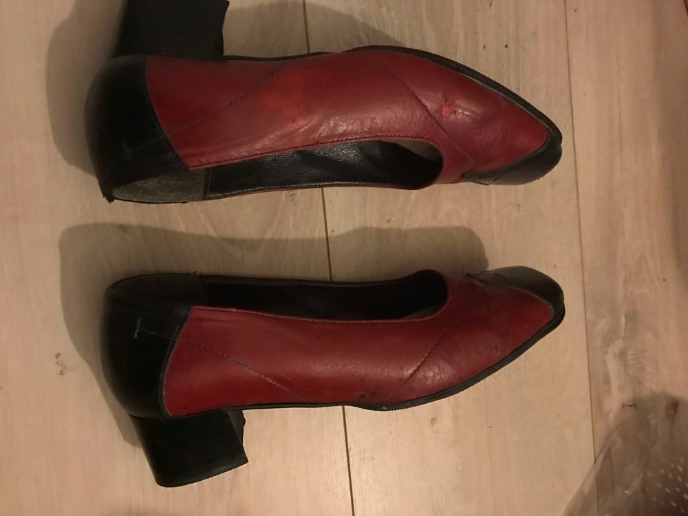 chaussures grenat/noir POINTURE 37 1/2 Chaussures
