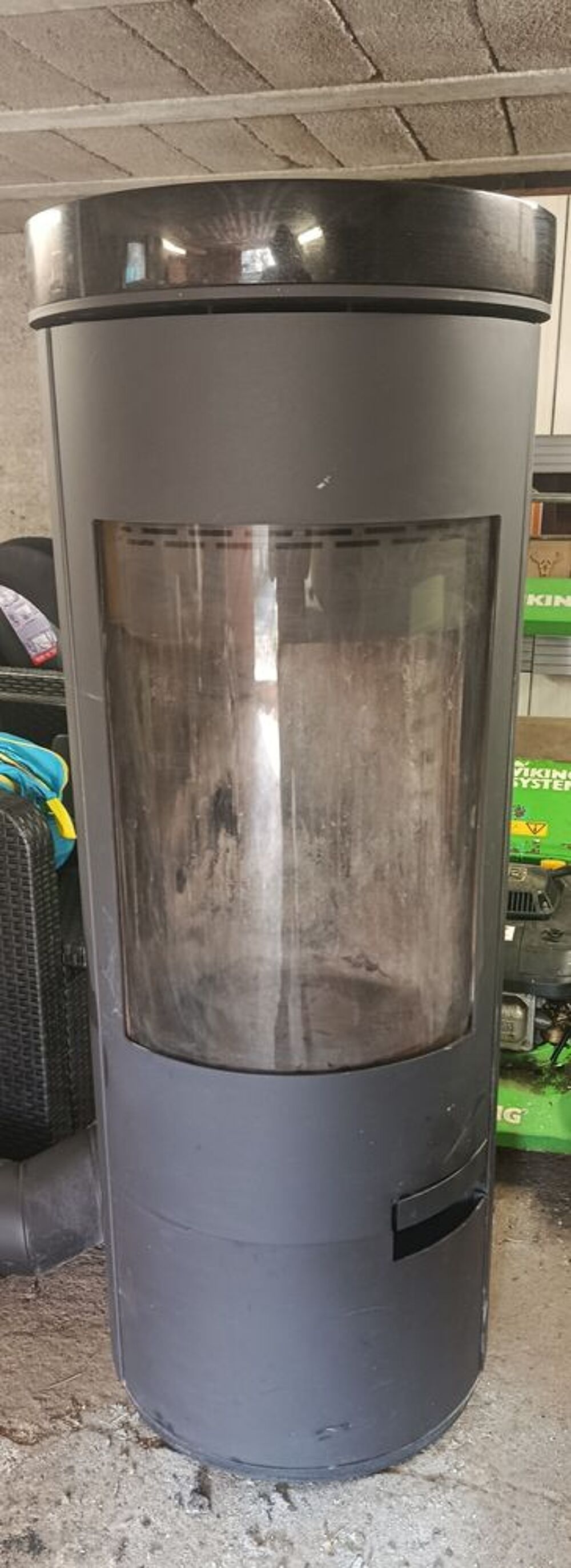 Po&ecirc;le &agrave; bois rotatif Novaline Perla Meubles