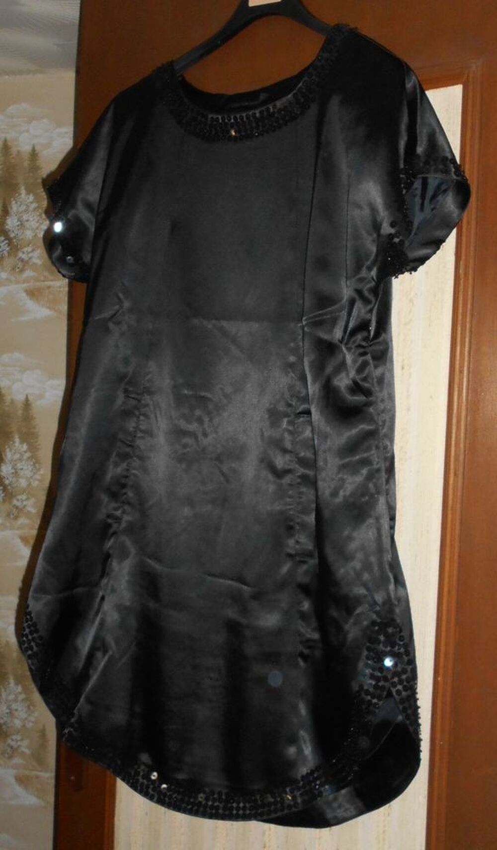 robe de soir&eacute;e ADA GATTI noir brillant t. 44 Vtements