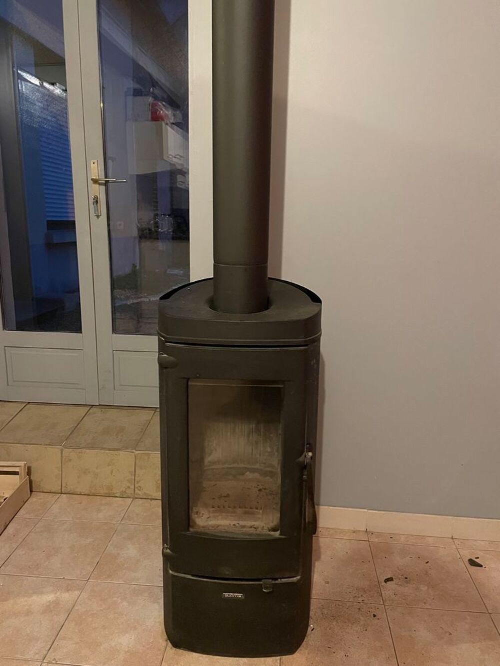 Kit Poel &agrave; bois Supra et tuyaux double parois isol&eacute;es Bricolage