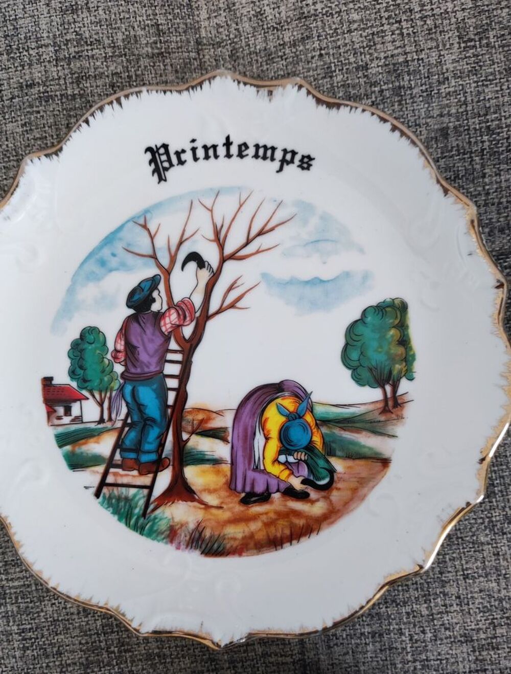 Anciennes assiettes Décoration