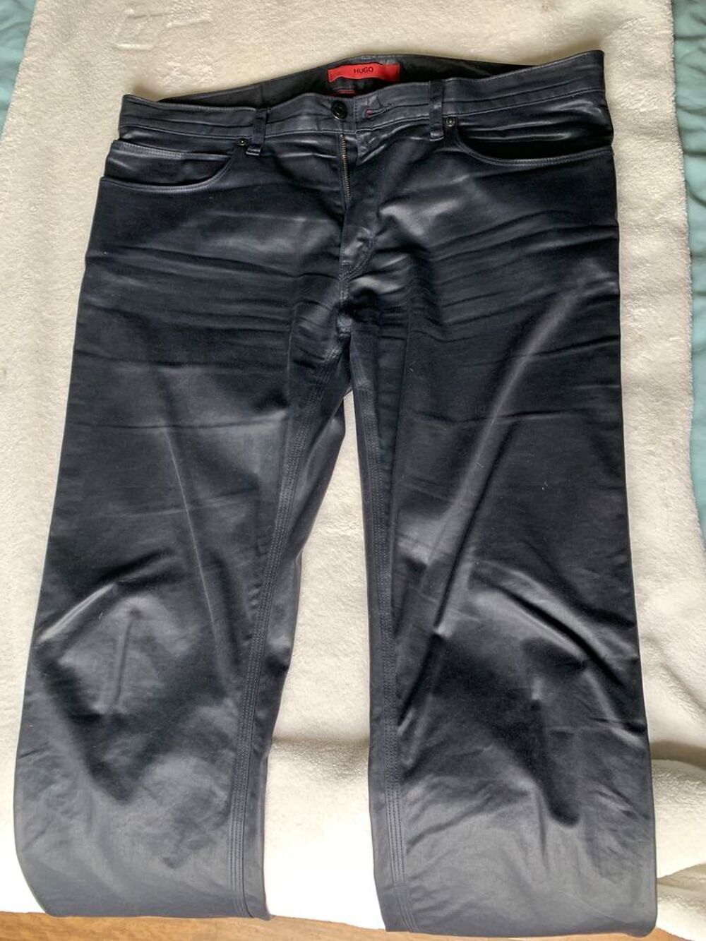 Pantalon Jeans cuir HUGO BOSS SLIM FIT Vtements