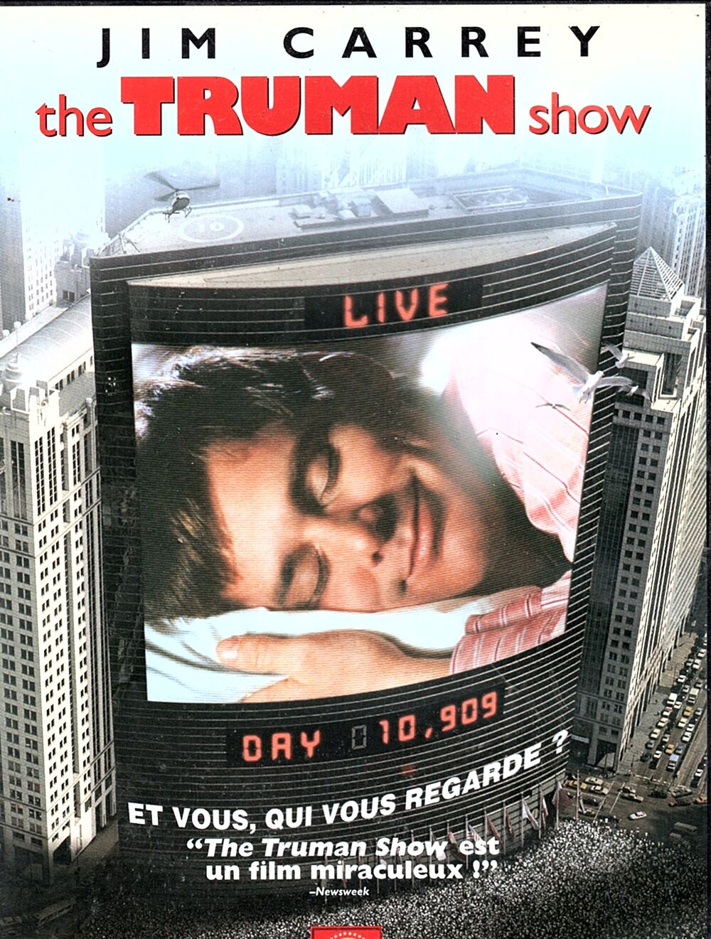 the truman show (jim CARREY) DVD et blu-ray