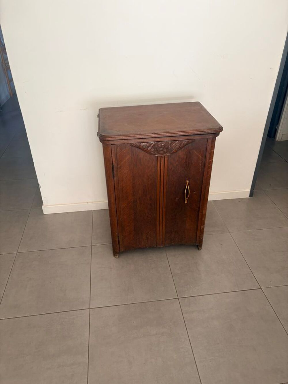 Machine &agrave; coudre Singer ancienne meuble en bois vintage Meubles