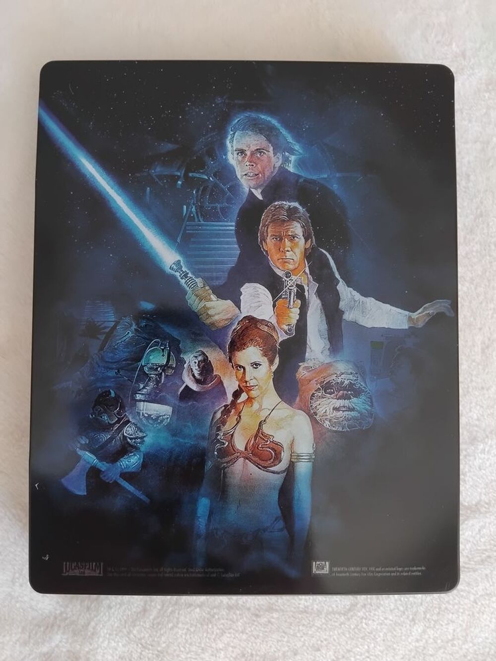 STAR WARS : 3 Blu-ray en bo&icirc;tiers m&eacute;talliques 1&eacute;re trilogie DVD et blu-ray