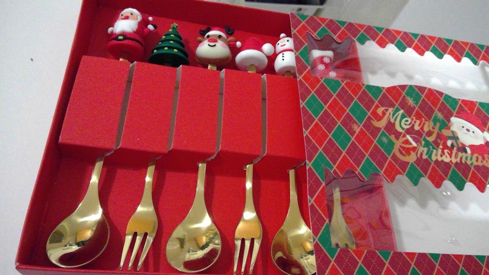 10€ Set couverts no&euml;l Décoration