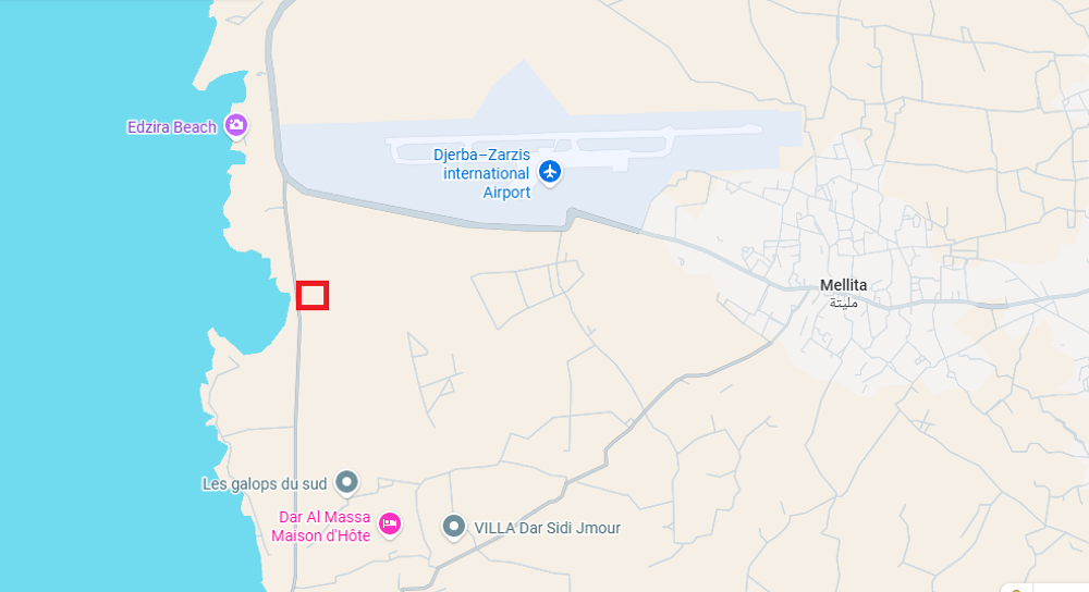 Vente Terrain Mellita Djerba - terrain 4000m² Djerba (Tunisie)