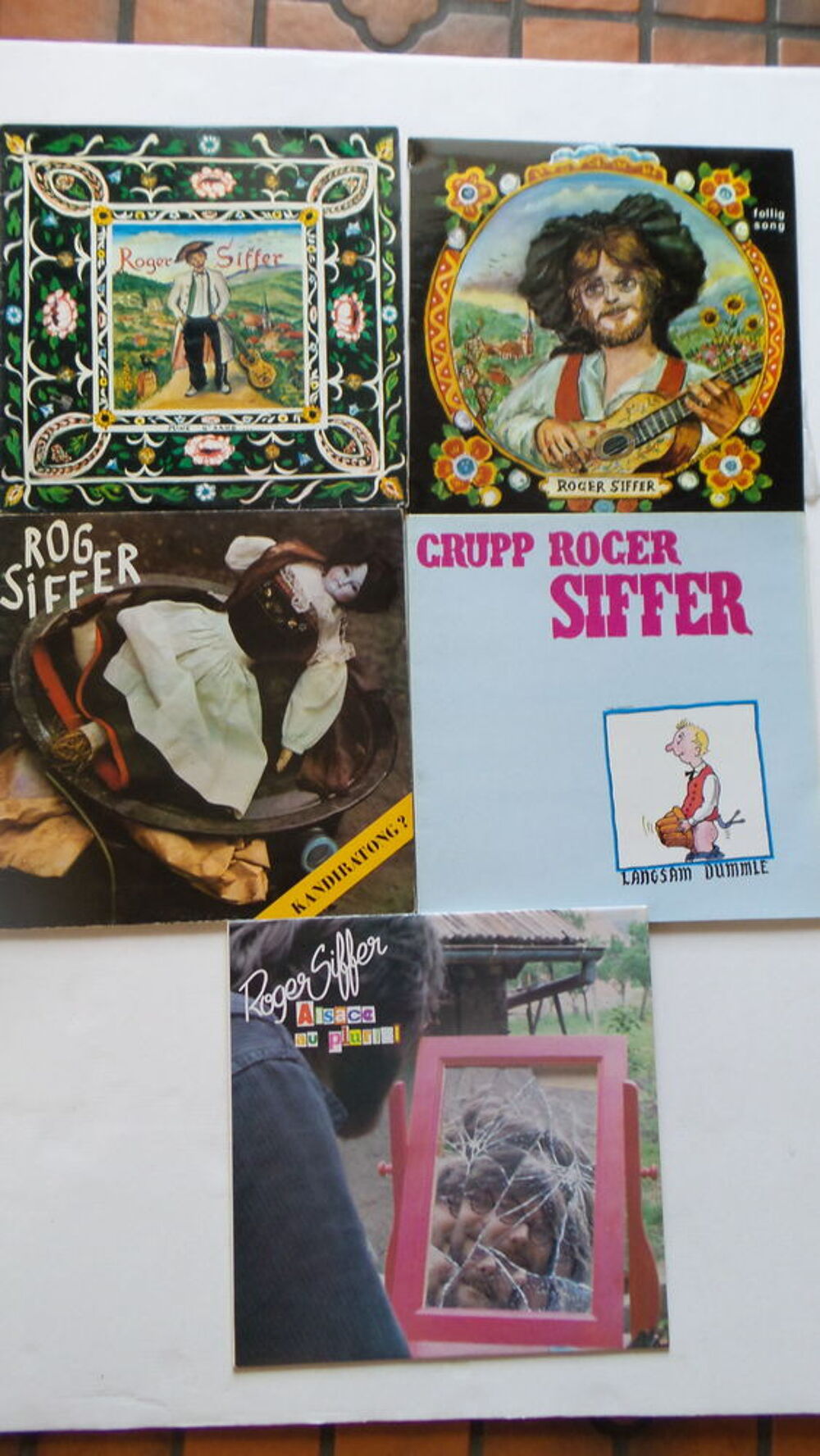 vinyles de Roger SIFFER
CD et vinyles