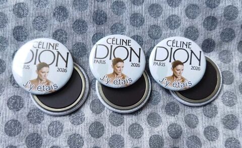 badge Céline Dion concert 2026/2027 Paris Theix-noyalo (56)