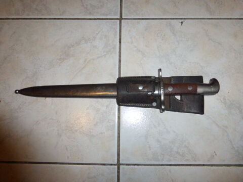 Baionnette suisse Rubin Schmidt M. 1911 avec gousset de 1940 140 Villard-Bonnot (38)